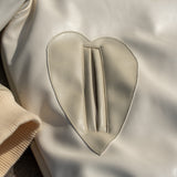 Lover Leather Jacket -  Cream/Beige