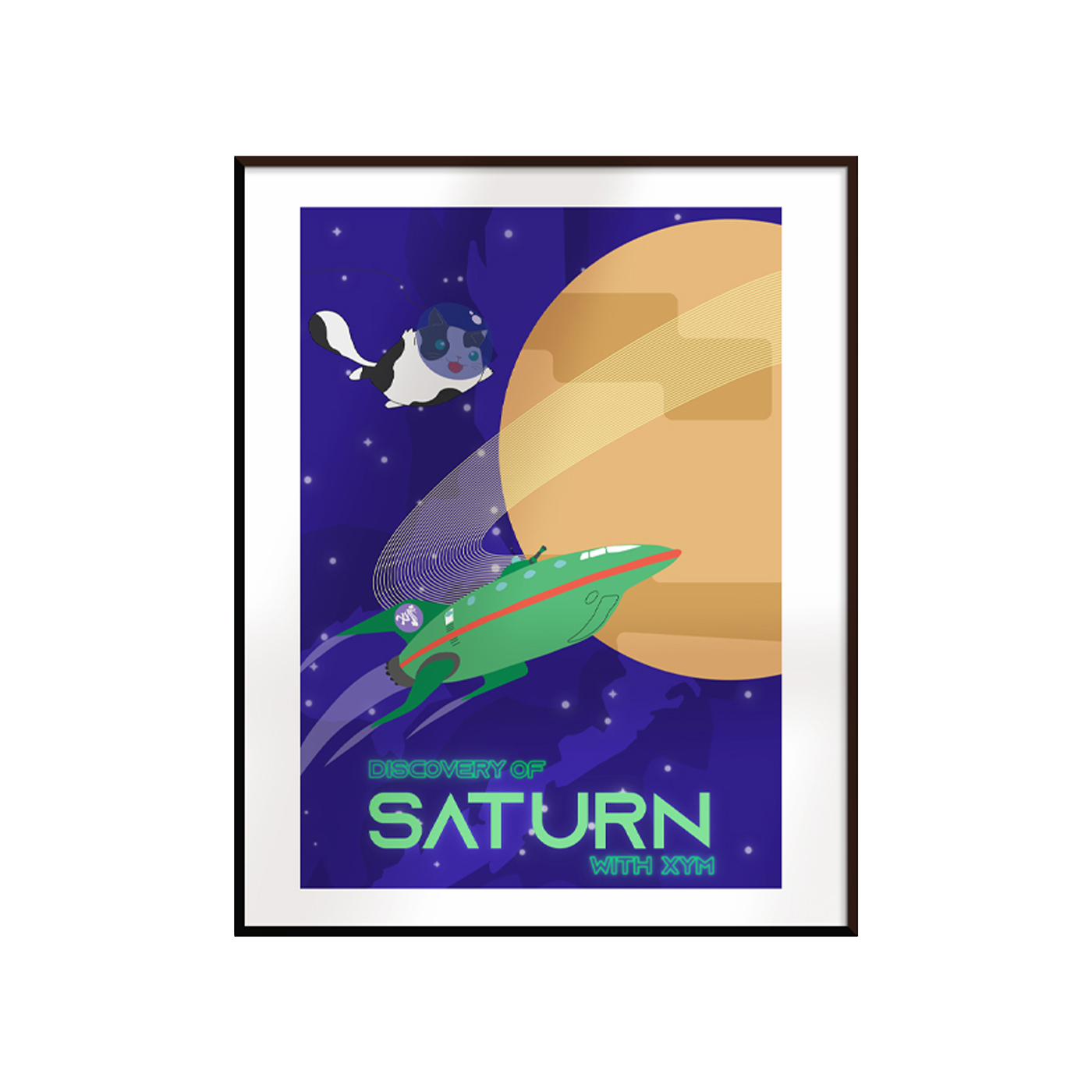 Saturn Poster / Affiche
